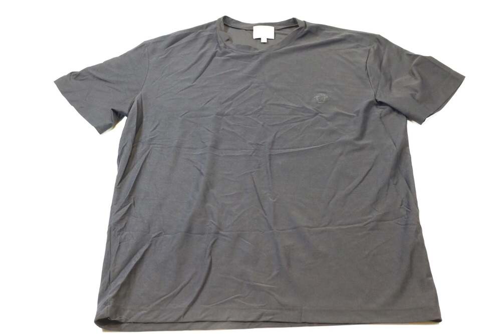Versace Jeans Couture Black Medusa Logo Embroidered T-Shirt